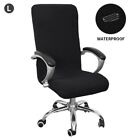 Stretch Seat Slipcover for Office Chair Water Resistant and Quick Recovery