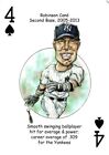 Robinson Cano Second Base New York Yankees Single Swap Playing Card Edition 7