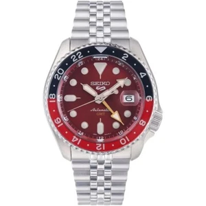 New Seiko 5 Sports GMT SSK031K1 Automatic 42.5 mm Red Dial 100% New with Box. - Picture 1 of 8