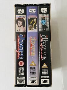 THE DOORS Box Set - 3 x VHS Tapes in a Card Slip Case