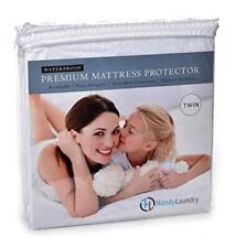 Twin Mattress Protector - Waterproof, Breathable, Blocks Allergens, Smooth Soft