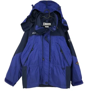 Vintage COLUMBIA Women Hooded Titanium Omni Tech Ski Jacket Size M - Picture 1 of 11