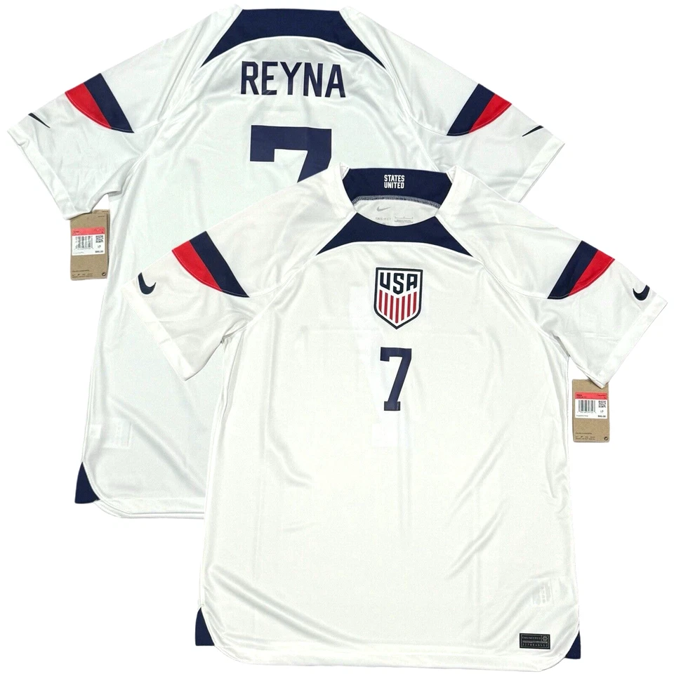 Nike Dri-Fit USMNT 2022-23 Home Stadium Soccer Jersey Mens Large DN0706-101