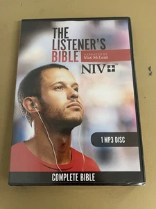 Listener's Bible - 1 MP3 Disc, NIV, Narrated by Max McLean, New & Sealed - Imagen 1 de 2