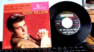 Lot of 2  RICKY NELSON 45 rpm PICTURE SLEEVES/RECORDS Foto 1 de 4