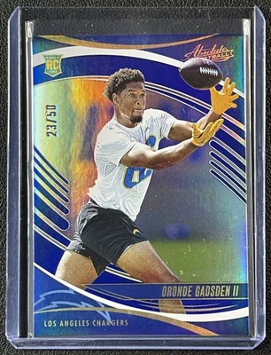 ORONDE GADSDEN II 2025 PANINI ABSOLUT #167 ROOKIE ROOKIE SPECTRUM AZUL RC 23/50 Foto 1 de 2