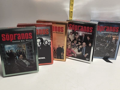 Лот товаров Клан Сопрано DVD сезоны 2 3 4 5 и сезон 6 часть 1 HBO - Изображение 1 из 4