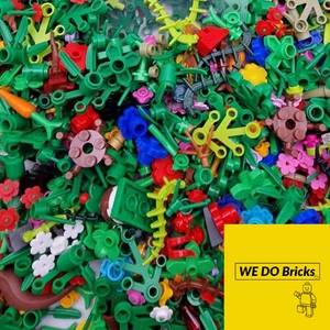 Lego Pflanzen Blätter Grünzeug Laub klein mittel Bündel x 100 Stück zufällig - Bild 1 von 3
