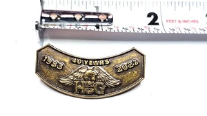 Spilla a dondolo vintage 2023 40 anni Harley-Davidson HOG proprietari gruppo membri - Foto 1 di 1