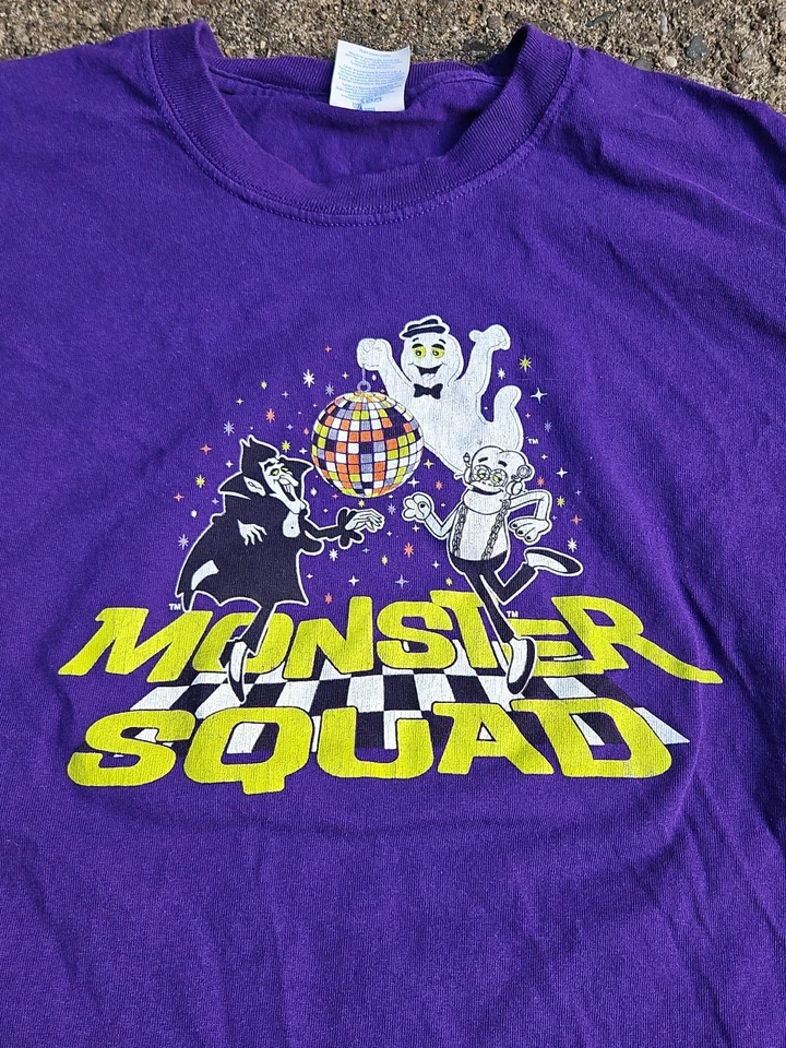 Camiseta Monster Squad Cereal RARA Para Hombres L Conde Chocula Booberry Franken Berry Foto 1 de 3