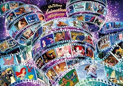 4000 Piece Jigsaw Puzzle Walt Disney Animation History 102x146cm Tenyo Gift - Image 1 of 2