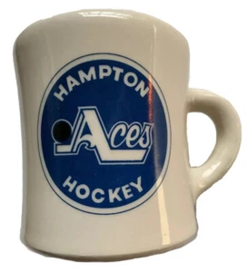 1979 - 1980 HAMPTON ACES HOCKEY TEAM DINER STYLE COFFEE MUG, EHL, HAMPTON, VA - Picture 1 of 4