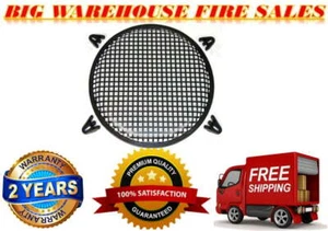 12" SubWoofer Metal Mesh Cover Waffle Speaker Grill Protect Guard DJ Car Audio - Picture 1 of 4