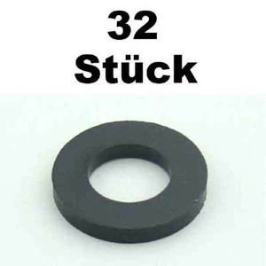 32 x Unterlegscheiben flach M6 schwarz Unterlegscheibe Adam Hall 5621 ohne Rand - Bild 1 von 1