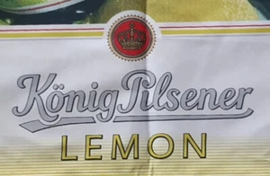 König Pilsener Fahne Flagge Banner Deko Partykeller Brauerei Duisburg KöPi Lemon - Bild 1 von 5