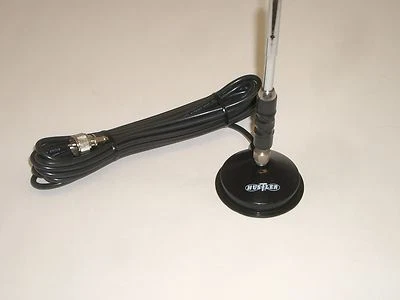 ANTENA DE RADIO MÓVIL HUSTLER RX-220 5/8 ONDA 1,25 M 225 MHz VHF MONTAJE MAGNÉTICO Foto 1 de 4