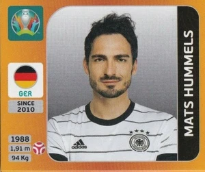 Panini Euro EM 2020 - 2021 Edition Sticker Update Set Mats Hummels - Picture 1 of 1