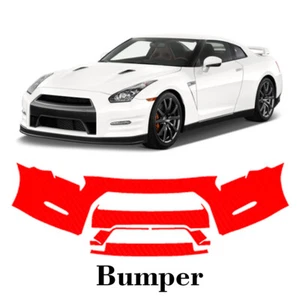 Front bumper PreCut PPF Paint Protection Film For Nissan GTR 2012-2016 - Picture 1 of 6