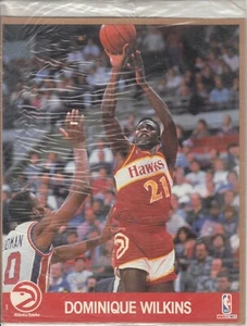 1990 Hoops Action Photo 8 x 10 DOMINIQUE WILKINS sealed in original package - Picture 1 of 2
