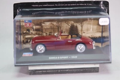 LK355 Altaya 1/43 1:43 Simca 8 sport cabriolet 1949 Les belles années Simca 75 - Photo 1/4