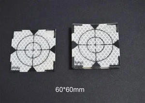 18pcs super power REFLECTOR SHEET 60 x 60 mm Reflective Tape Target - Picture 1 of 1