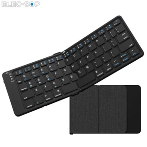 Foldable Bluetooth 5.1 Travel Keyboard Wireless Keyboard For iPad Tablet Phone - Picture 1 of 13