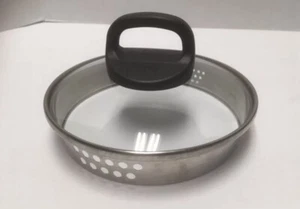 REPLACEMENT STRAINER LID For 6 1/4” Pot Pan Stainless Steel & Glass STRAINER LID - Picture 1 of 7