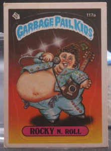 Rocky N. Roll - 1986 Topps Garbage Pail Kids #117A (EX) - Imagen 1 de 2