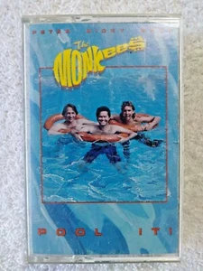 THE MONKEES POOL IT CASSETTE WITH INSERT ARTWORK LABEL RHINO 1987 TESTED OK - Imagen 1 de 5