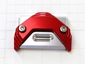 CNC Front Brake Reservoir Cover For MSX 125 Grom/SF 2013-2020 Red /silver - Picture 1 of 6