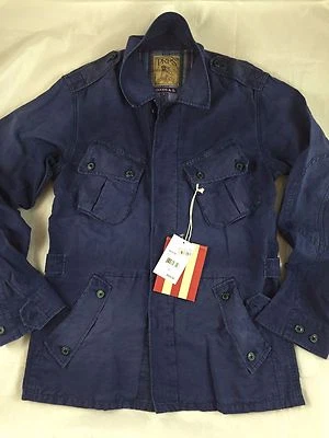 PRPS GOOD&CO.  Chaqueta de campo militar azul marino (GRANDE) $425 Foto 1 de 4