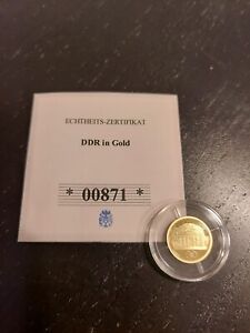 Goldmünze "DDR in Gold" 1,56g