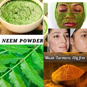Neem Powder Dried Leaf Pure & Natural Raw Vegan (Azadirachta indica) organic 50g