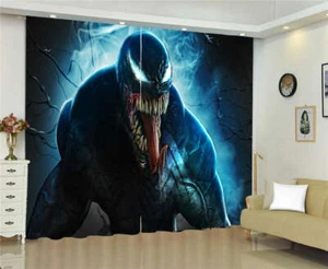 Blue Shadow Connection Marvel Comics Impresión 3D Bloqueo Cortinas Tela Ventana - Imagen 1 de 4