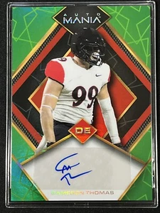 2022 Wild Card Auto Mania #AM-D3 Cameron Thomas Rookie Kansas City Chiefs - Foto 1 di 2