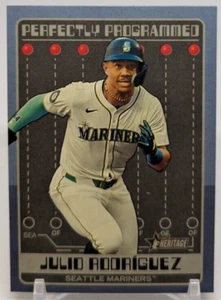 ⚾2024 Topps Heritage High Number #PP-6 Julio Rodríguez Perfectly Programmed⚾ - Picture 1 of 3