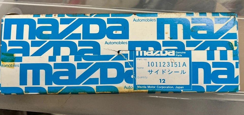Sellos laterales del motor rotativo Mazda 1974-1985 1011-23-151A OEM RX2 RX3 RX4 RX5 RX7 Foto 1 de 2