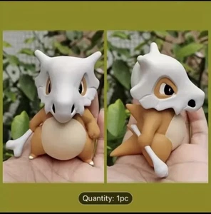 Anime Pokemon Cubone Coleccionable Estatua Modelo Figura 3 pulgadas Figura Regalo Vacaciones - Imagen 1 de 5