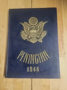1944 PORT CHESTER SENIOR HIGH SCHOOL YEARBOOK, THE PENINGIAN, PORT CHESTER, NY - Picture 1 of 24