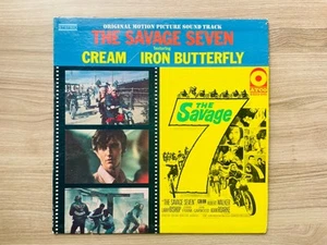 THE SAVAGE SEVEN Atco SD33-245 wlp/PROMO original 1968 Biker OST VG+/VG LP - Picture 1 of 3