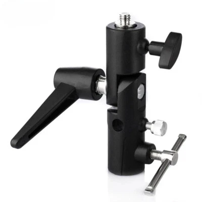 Flash Bracket Hot Shoe Umbrella Holder Light Stand Bracket Mount Adapter - Image 1 of 4