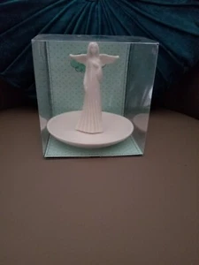 New In Box Porcellana Porcelain White Angel Jewellery Holder - Picture 1 of 3