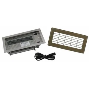 Duct Booster Register Booster 6 in. x 10 in. Fan Register in Brown - Picture 1 of 2
