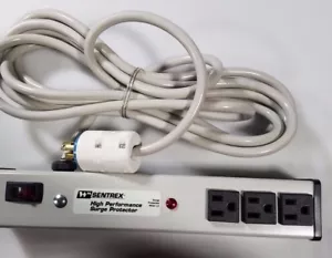 Sentrex 3 Outlet High Performance Surge Protector 15 foot Cord (Putty White) - Picture 1 of 4