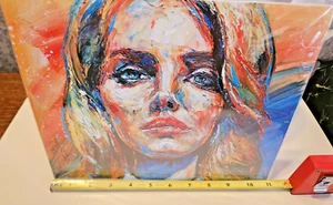 Lana Del Ray By Natasha Mylius 11 X 9 Canvas Art Print 29/250 Rare SIGNED N/M - Picture 1 of 6