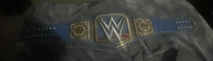 Blue WWE Universal Championship Replica Signed By Cody Rhodes - Picture 1 of 3