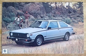 Postal publicitaria de automóvil Datson 310 alrededor de 1980 Nissan sin usar - Imagen 1 de 1