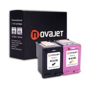 Cartuccia di inchiostro 63 XL per HP Officejet 4654 4655 4650 Envy 4520 4525 4527 - Foto 1 di 10
