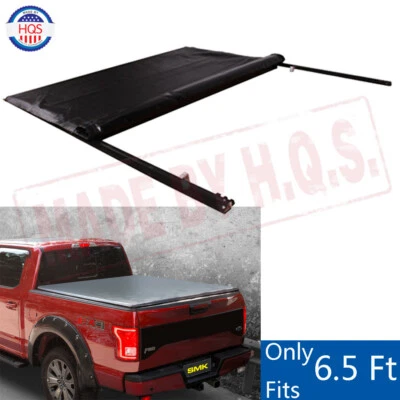 Soft Lock Roll Up Tonneau Cover 6.5ft 78" Short Bed For 2007-2021 Toyota Tundra Foto 1 de 4