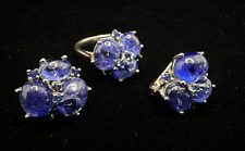 Tanzanite from Tanzania  3 size Cut into oval shapes make , rings and earring
